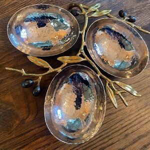 Michael Aram Olive Branch Triple Dish